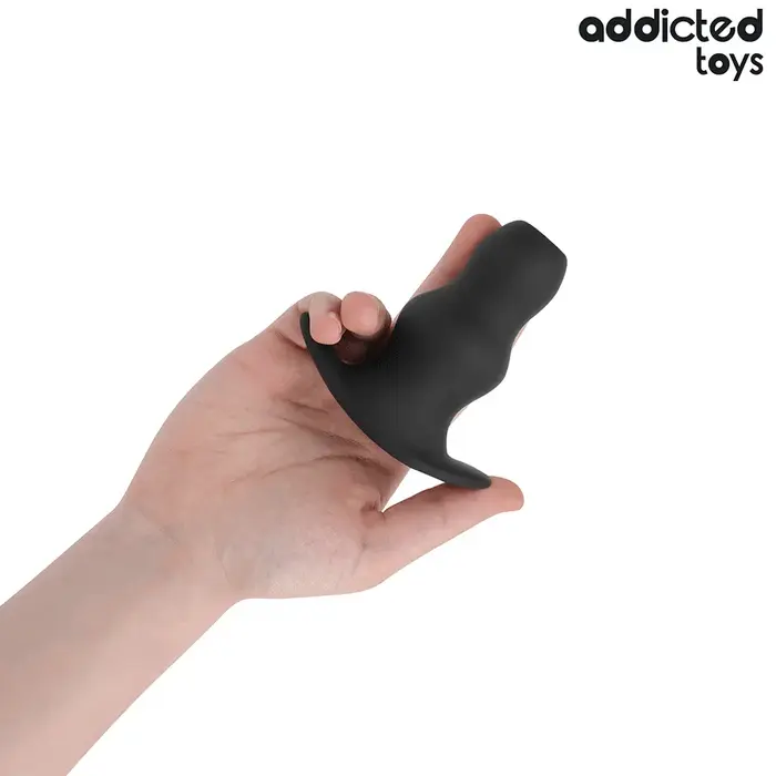 Anal plug addicted toys Hollow Silicone Size M 9.6 cm Photo 3