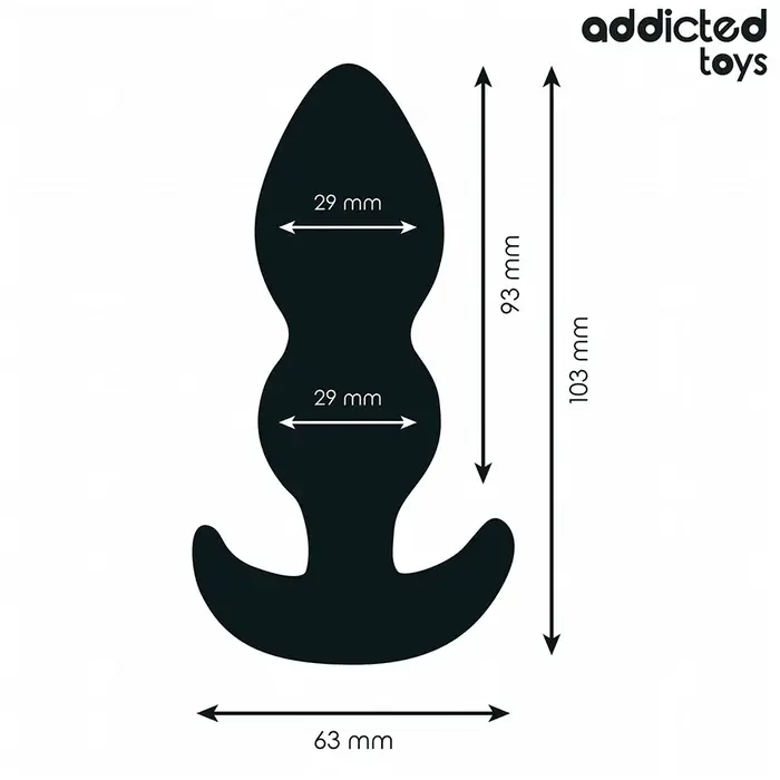 Анальная пробка addicted toys D-242868 — силикон S Photo 4