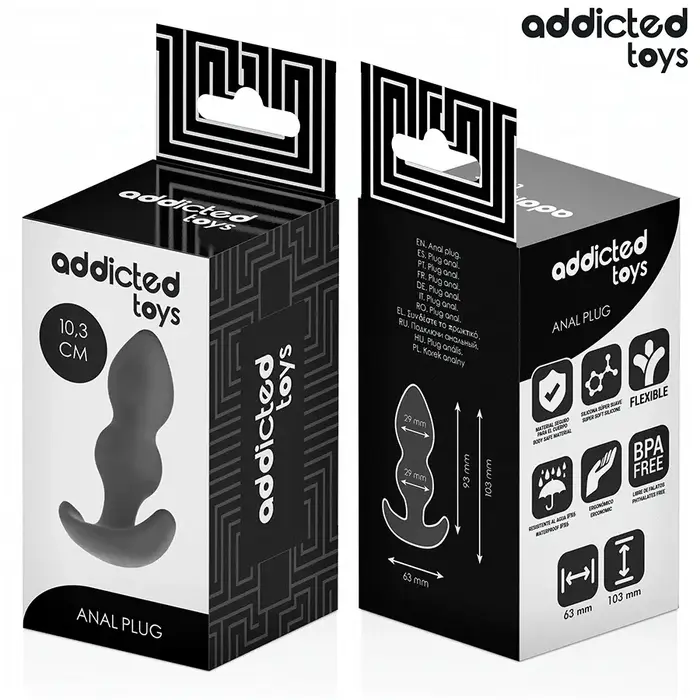 Анальная пробка addicted toys D-242868 — силикон S Photo 7