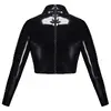 Late X latex shirt 29013661051 — open-cup crop top XL Photo 6