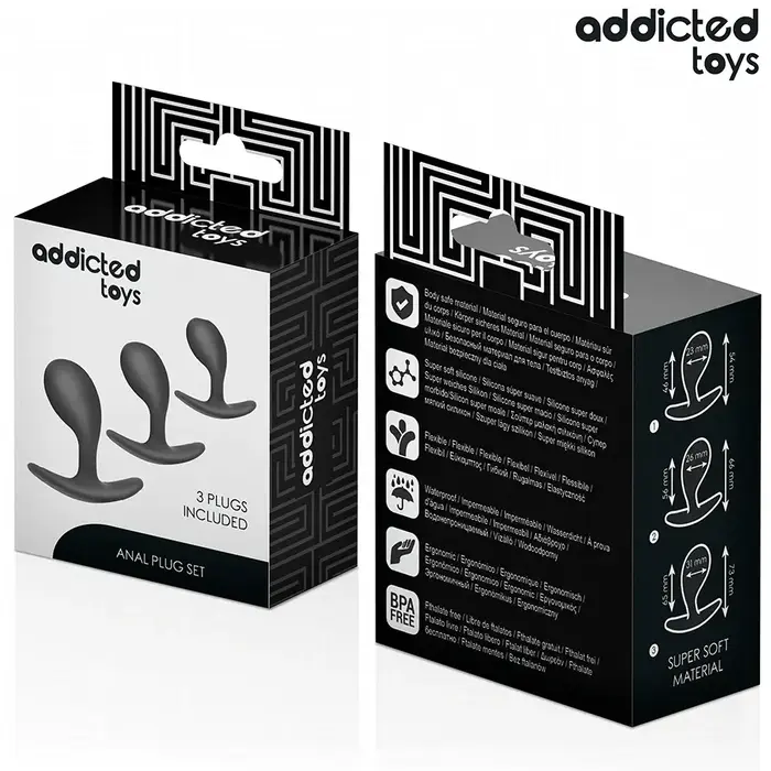 Anal plug set Addicted Toys model 3 Photo 7