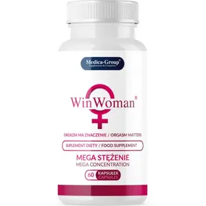 Uztura bagātinātājs MEDICA GROUP WIN WOMAN Libido Enlargement 60 kapsulas