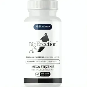 Uztura bagātinātājs MEDICA GROUP Big Erection Enhancer 60 kapsulas — vīriešu seksuālās veselības atbalsts