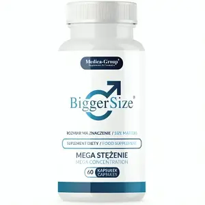 Uztura bagātinātājs MEDICA GROUP Bigger Size — 60 kapsulas, vīriešu potenciāles atbalstam