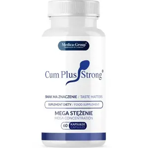 Uztura bagātinātājs MEDICA GROUP CUM PLUS STRONG — spermas tilpuma atbalsts, 60 kapsulas