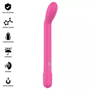 G-spot stimulator INTENSE D-244063 — rechargeable, waterproof, ergonomic, pink