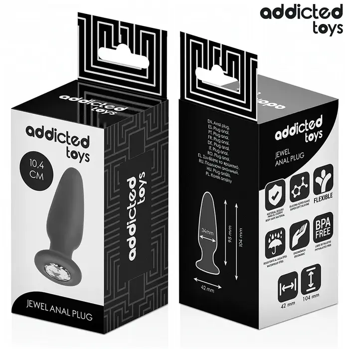 Анальная пробка addicted toys D-242866 — силикон, M Photo 6