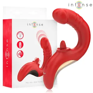 U formas vibrators un stimulators INTENSE Paulina Sarkans — dubultas stimulācijas, ķermenim drošas materiālas