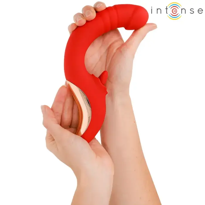 U‑shape vibrator INTENSE Paulina Red Photo 3