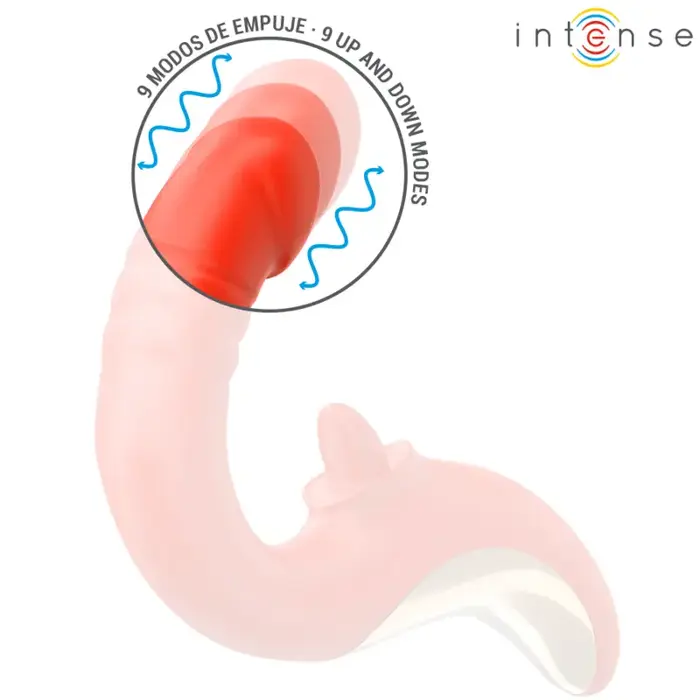 U‑shape vibrator INTENSE Paulina Red Photo 5