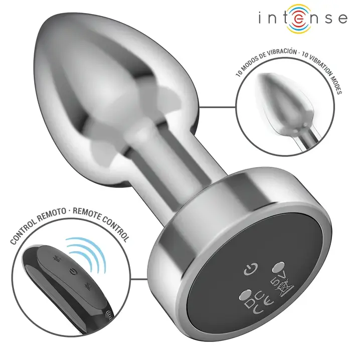 Anal plug INTENSE D-243387 — metal, size S Photo 2