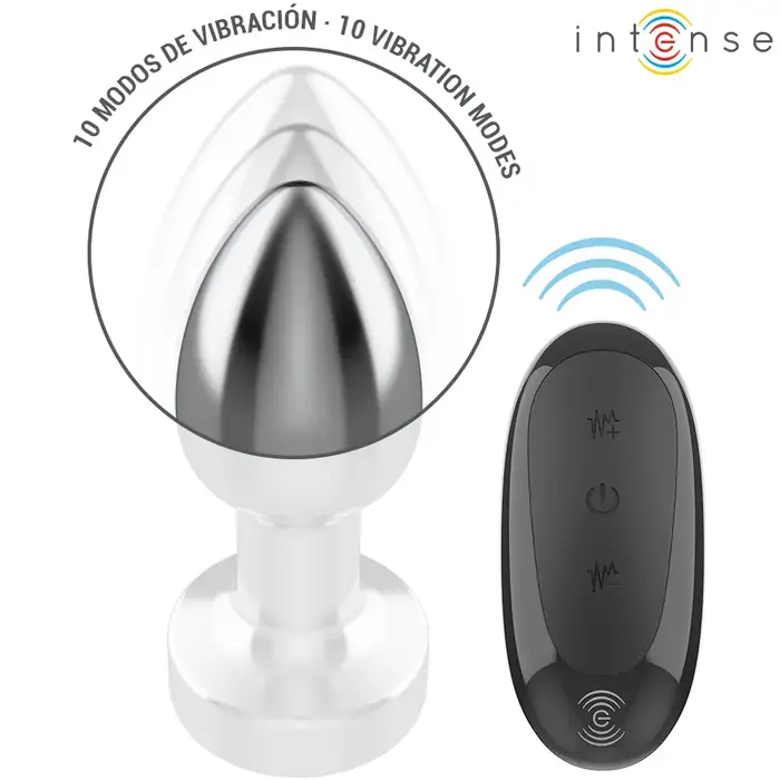 Anal plug INTENSE D-243387 — metal, size S Photo 3