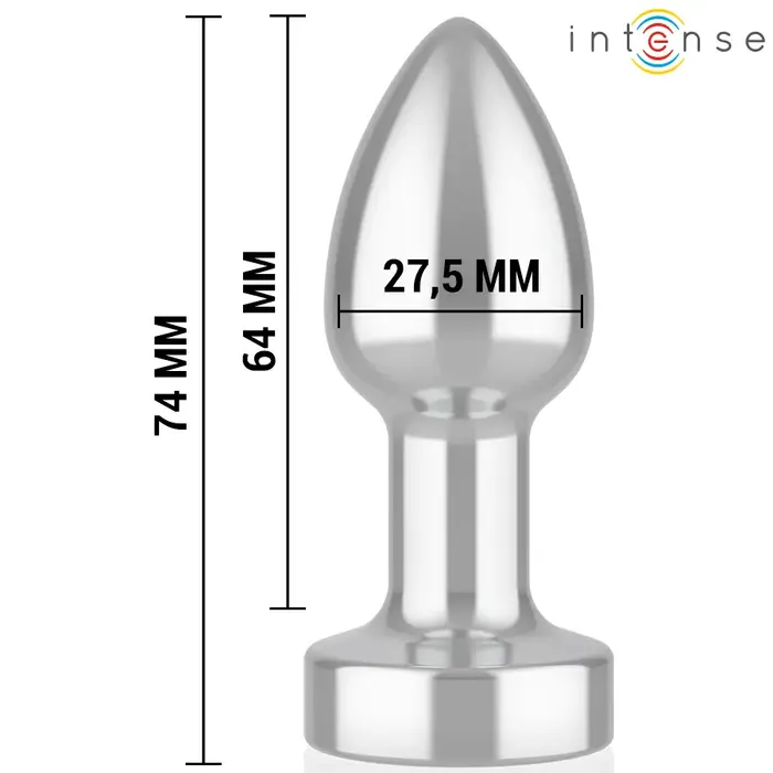 Anal plug INTENSE D-243387 — metal, size S Photo 4