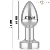 Anal plug INTENSE D-243387 — metal, size S Photo 4