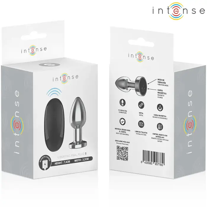 Anal plug INTENSE D-243387 — metal, size S Photo 7