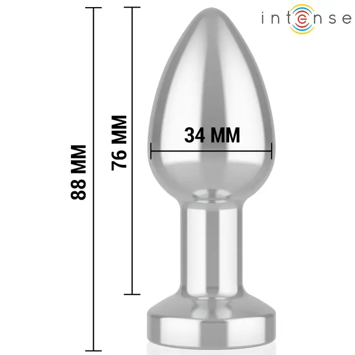 Анальная пробка INTENSE D-243388 металлическая, размер M Photo 5