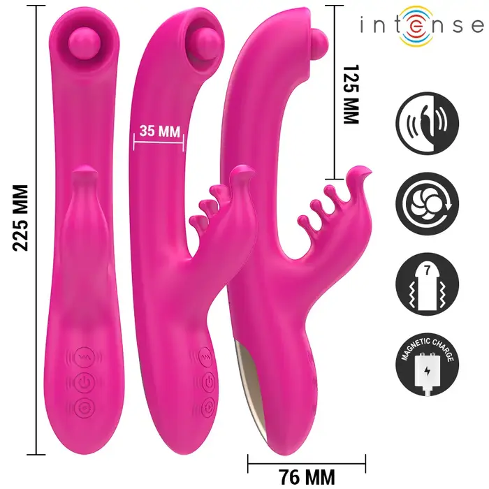 Trusīša vibrators INTENSE Christina — 22,5 cm Photo 3