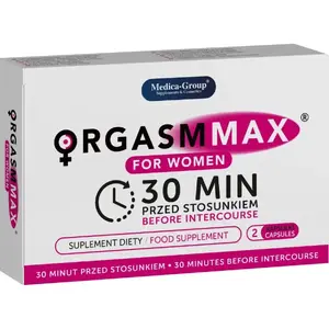 Капсулы MEDICA GROUP ORGASM MAX для женщин, 2 капсулы, натуральная смесь для поддержки возбуждения (D-244366)