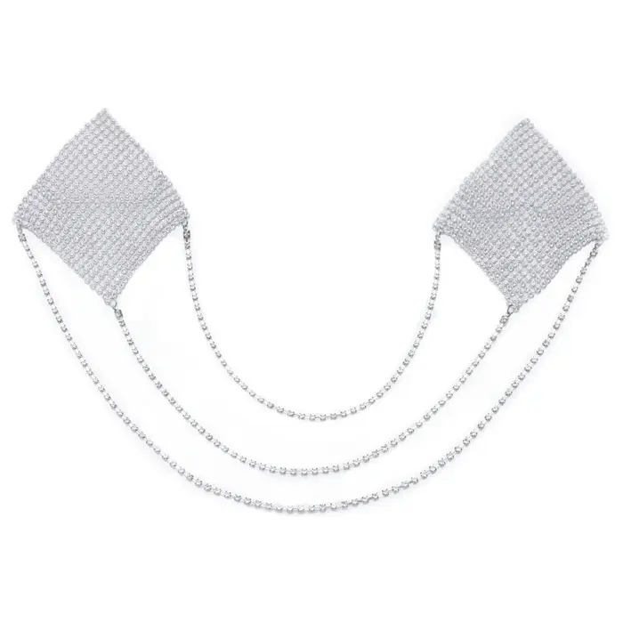 Cottelli Collection Nipple Stickers Square — Nipple Jewellery silver Photo 6