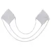 Cottelli Collection Nipple Stickers Square — Nipple Jewellery silver Photo 6