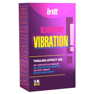 Intt Vibration Blackberry intimate massage oil 15 ml — quick-absorbing, external use