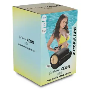 Автоматический мастурбатор Kiiroo Keon WiFi Combo с мастурбатором Feel Victoria — ход 2–5,9 см, до 230 ударов/мин, Wi‑Fi/Bluetooth, перезаряжаемый