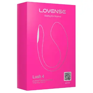 Vibrator LOVENSE Lush 4 — Bluetooth app-controlled G-spot egg, waterproof, silicone, rechargeable