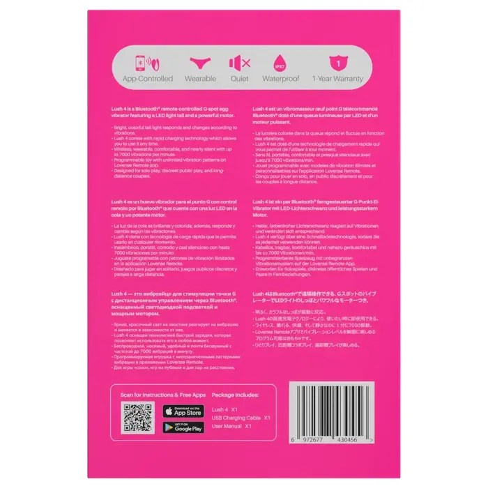 Vibrators LOVENSE Lush 4 — Bluetooth G-spot ola Photo 12