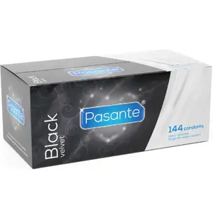 Condoms PASANTE Black Velvet — Box 144 units