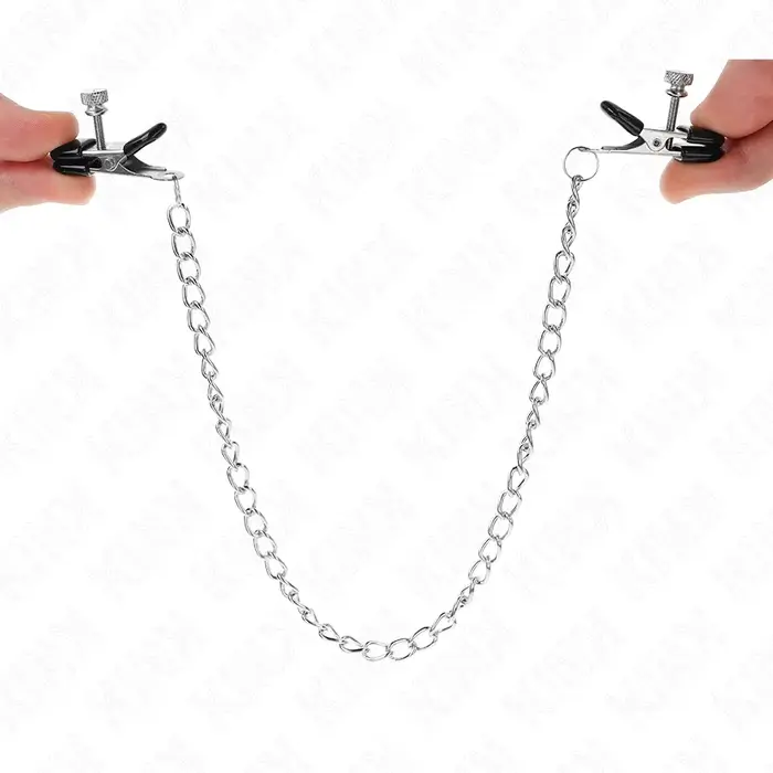 Nipple clamps KINK NIPPLE GRIP flat chain 34 cm Photo 5