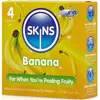 SKINS Banana Premium condoms — pack of 4 Photo 2