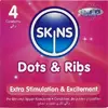 Condoms SKINS DOTS & RIBS Premium Pack 4 Photo 1