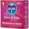 Презервативы SKINS DOTS & RIBS Premium, 4 шт Photo 2