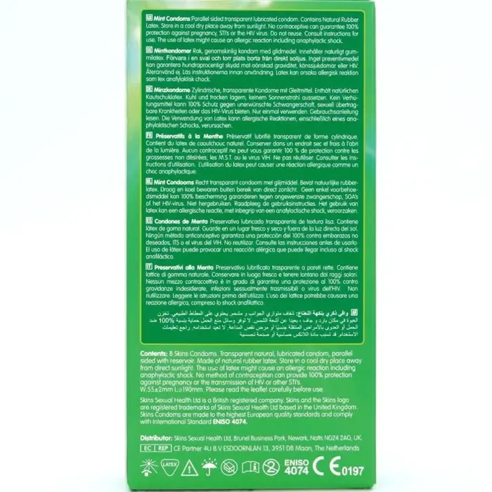Презервативы SKINS Mint Premium — 8 ультратонких Photo 4