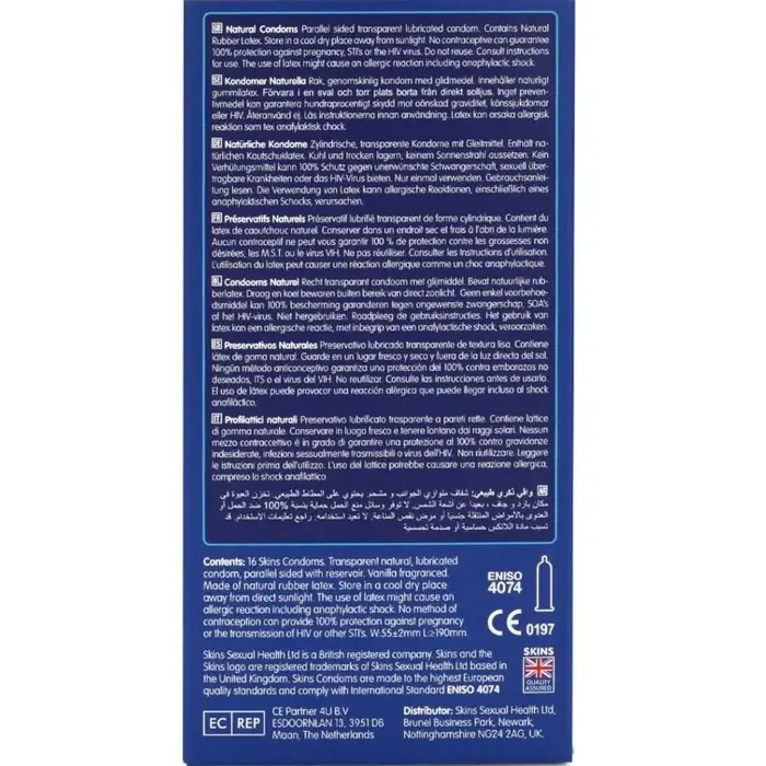 SKINS Natural Premium condoms — pack of 16 Photo 4