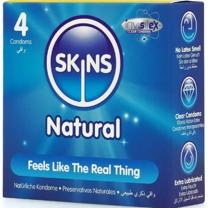 Презервативы SKINS Natural Premium — 4 шт. Photo 2