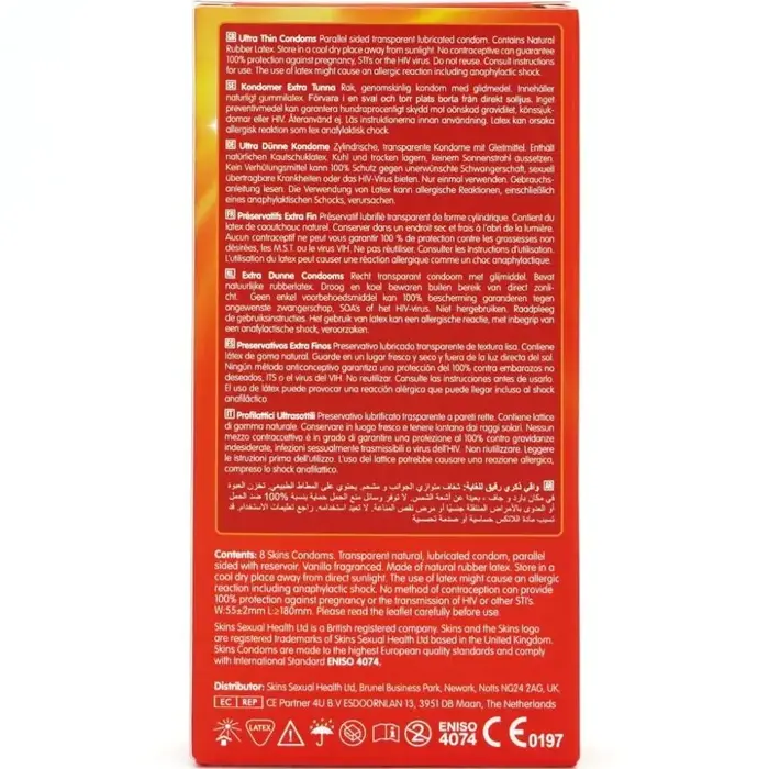 SKINS Ultra Thin Premium презервативы 8 шт. Photo 4