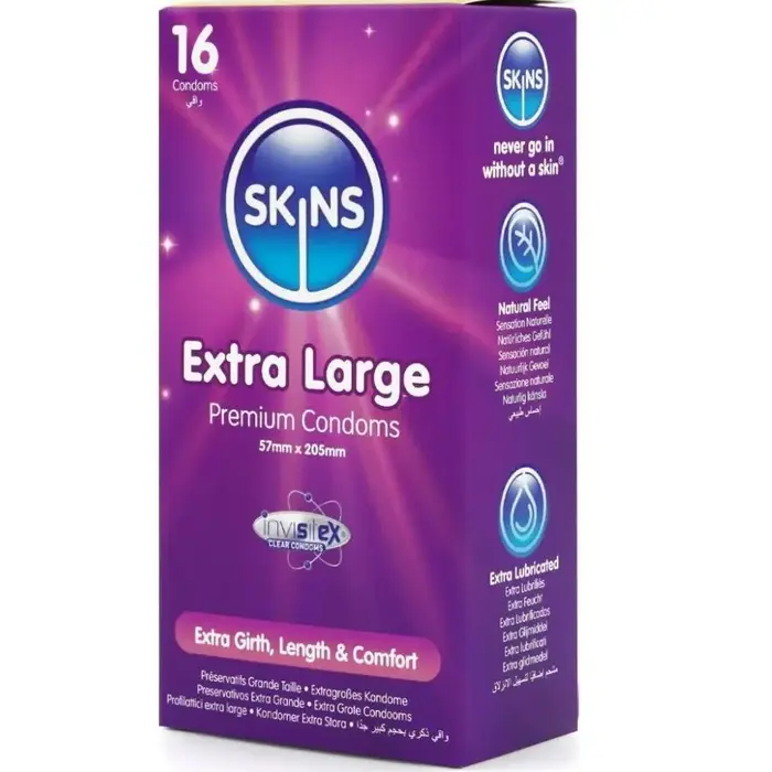 Презервативы SKINS Extra Large Premium — 16 шт. Photo 2
