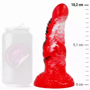 Dildo EPIC Agnis Crimson Fire D-243355 — materiāls drošs ķermenim, ergonomisks dizains