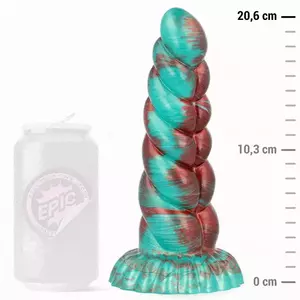 Dildos EPIC Zirion Aridfire D-243362, elastīgs, ūdensizturīgs