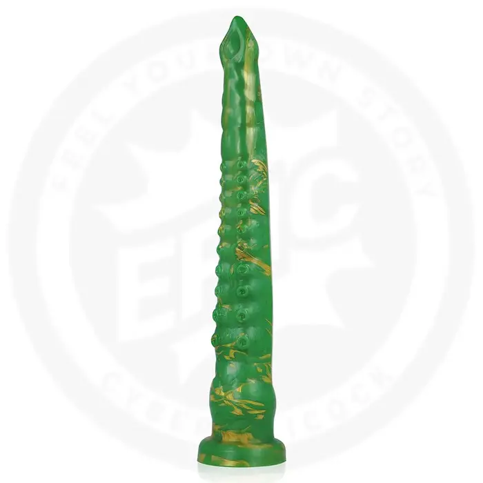 Dildo EPIC HYLOS Green Flash — ergonomisks dizains Photo 2