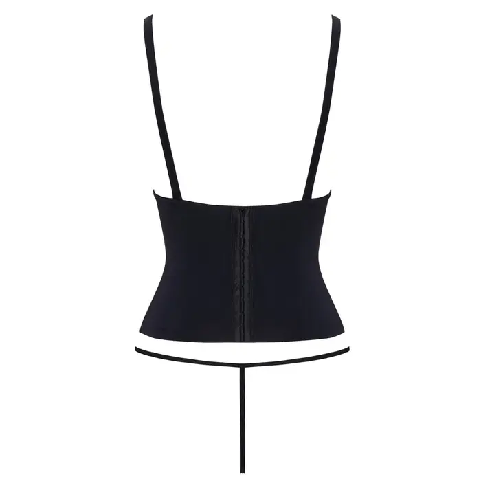 Корсет с открытой чашкой Cottelli Collection Corset Open Cup S Photo 8