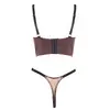 abierta fina Shelf Bra Set brownish, izmērs M Photo 8