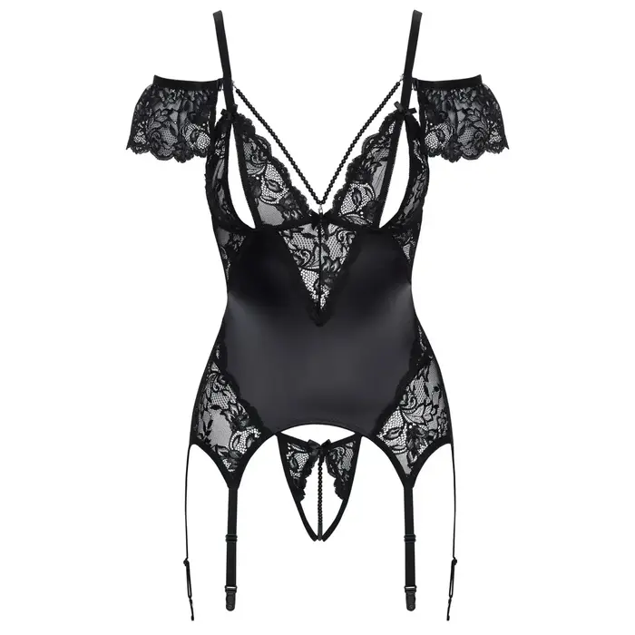 Lingerie set Cottelli Collection Basque Pearls S Photo 9