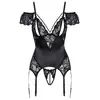 Lingerie set Cottelli Collection Basque Pearls S Photo 9