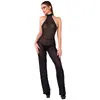 Jumpsuit Noir model M — cold-shoulder halterneck backless Photo 2