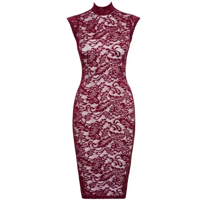 Lace Dress Cottelli Collection — red, size M Photo 5