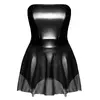 Noir tube mini kleita ar turētājiem 27193551021 Photo 4