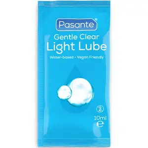 Смазка для интимной гигиены PASANTE Light 10 мл — водная, совместима с презервативами и игрушками, легко смывается