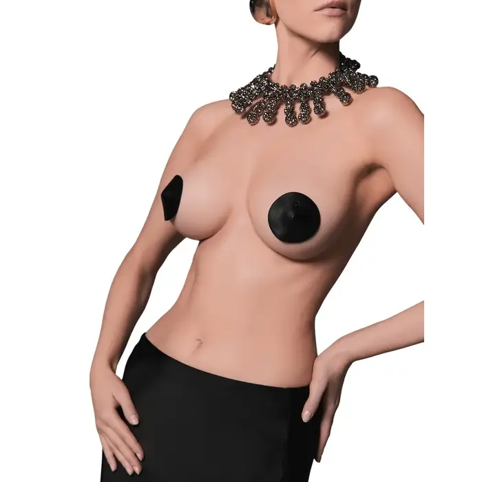 Nipple covers OBSESSIVE OBSP — black adhesive reusable Photo 2